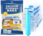 5 Pcs Vacuum Storage Bags with Hand Pump in arabic | 5 أكياس تخزين مفرغة من الهواء مع مضخة يدوية